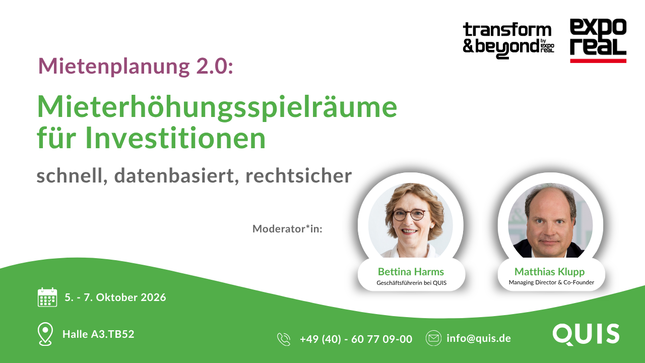 QUIS-Team auf der EXPO REAL 2026 in München